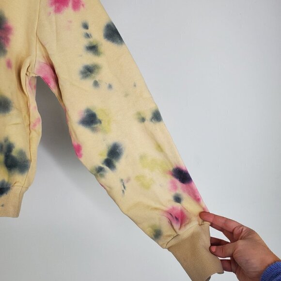 NWT Tie Dye Cropped Hoodie Sweatshirt AFRM Size X Small - Picture 6 of 12